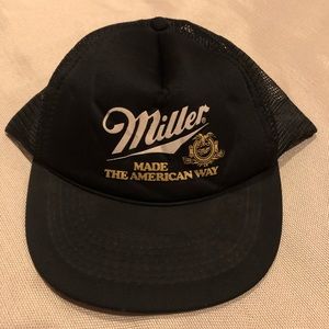 Vintage Miller Beer Trucker Hat